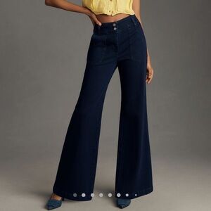 Maeve The Naomi High Rise Wide Leg Jeans